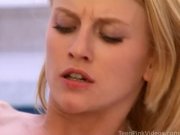 Asian hottie and blonde playing 5/16