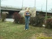 Peeing next the road 5/16