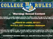 Dorm sex with cum for everyone 1/16