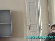 A nervous shy blonde beautiful lapdancer 2/16