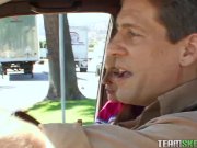 Sexy cheerleader is cock curious 2/16