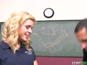 Blonde school girl teen Elizabeth Bentley 8/16