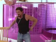 Charley Chase strips and blows birthday boys cock  3/16