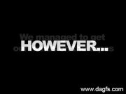 Sexy ebony loves jizz on her tits  1/16