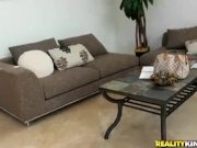 Cute brunette receives a snatch smacking  5/16