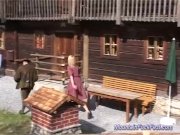 MILF's first anal in the mountain 1/16