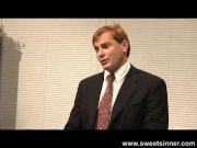 Office whore fucks her boss on the couch  4/16