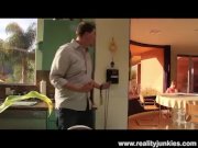 Hot cheating girlfriend gags on a cock   3/16