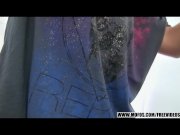 Sexy natural brunette fucks her customer  2/16