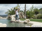 Bikini clad Nicole Aniston fucks poolboy - brazzers 1/16