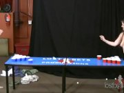 Strip Beer Pong with Johnny, Joe, Kat, and Da 6/16