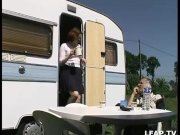 Amateur french couple doing anal sex outdoor 3/16