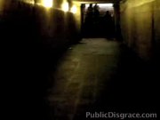 Whores disgraced and fucked in a bar 11/16