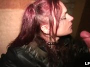 French redhead slut gangbanged outdoor 16/16