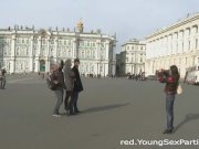 Cultural walk turns into dirty foursome fuck 1/16