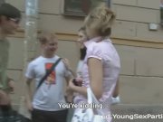 Pizza party and group sex 1/16