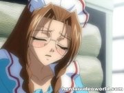 Sexy maid takes hard hentai stick 9/16