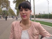 Latina squats on cock and rides it hard  1/16