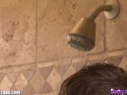 Ebony Beauty Gives a Sensual Soapy Massage 4/16