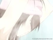 Busty hentai cutie blows cock and gets fucked  13/16