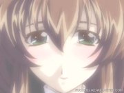 Busty hentai cutie blows cock and gets fucked  3/16