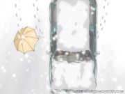 Busty hentai cutie blows cock and gets fucked  4/16