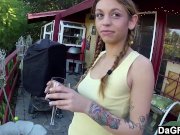 Christening the Balcony With An Outdoor BJ 2/16