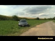 Older dude screws doll outdoor 6/16