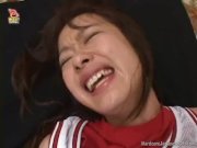 Naughty Japanese Cutie Smothered With Cum 14/16