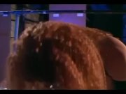 Sexy redhead getting fucked in shiny latex