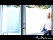 PureMature big-titted milf seduces instructor 1/16