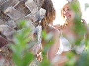 Nubile Films - lesbian hotties play outside 1/16