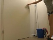 Nympho maid rides the older guest 1/16