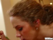 1000Facials redhead beauty is full of cream! 10/16