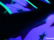 Samantha Saint Lesbian Black Light 10/16