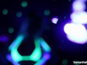 Samantha Saint Lesbian Black Light 2/16