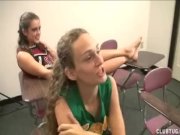 Cheerleaders Triple Handjob 5/16