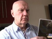 Bald older fucks mini blonde Denni 1/16