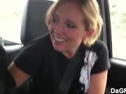 Naïve Girlfriend Shows Tits In The Car 3/16