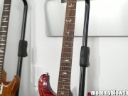 MommyBB Sexy brunette MILF sucking on a young 3/16