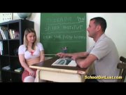 Lustful schoolgirl learns about fuck 3/16