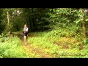 Schoolgirl is screwed in the woods 1/16