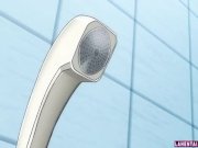 Pink haired hentai cutie rides guys hard cock 1/16