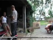 Hussy babe inflict a catfight but gets fucked 6/16