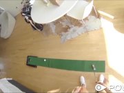 POVD Big cock leaves cum on blonde's face in  3/16