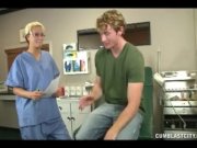 Sexy Doctor Causes A Huge CUmshot 2/16