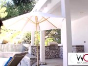 WCP Club Gorgeous black girl white creampie 1/16