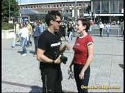 Picked up German whore is fucked on field 3/16