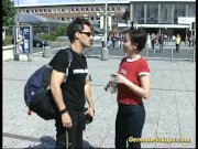 Picked up German whore is fucked on field 5/16