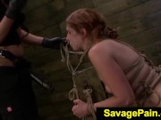 Marina Angel is Dominated by Riley Rays Strap 13/16